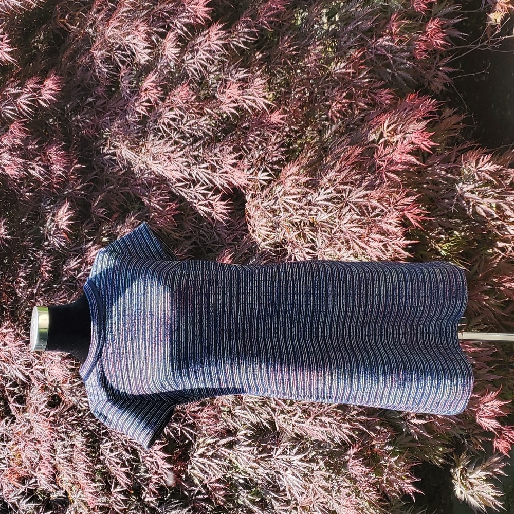 Ann Taylor Loft short sleeve shift dress with back zipper - sz 10P